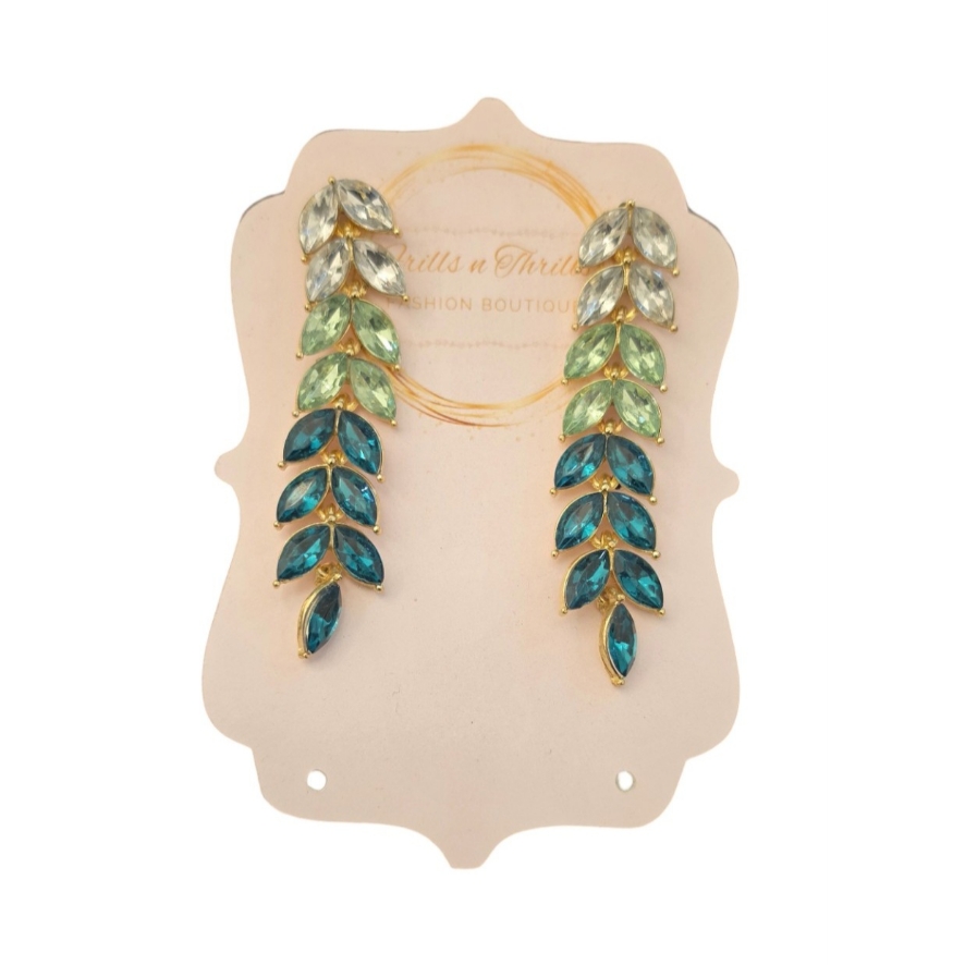 Botanical Crystal Leaf