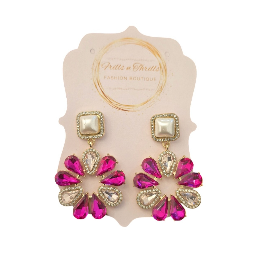 Fuchsia Teardrop Flower