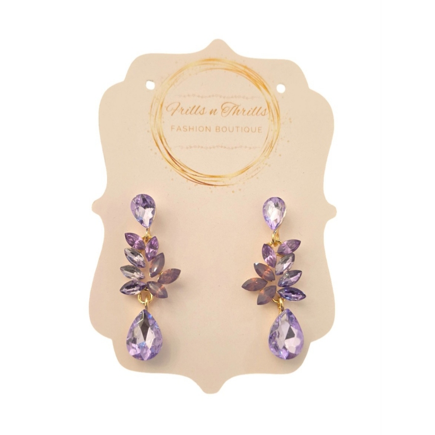 Lilac Crystal Drop