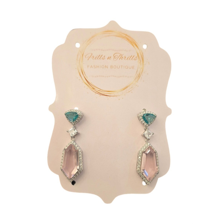 Teal & Blush Halo